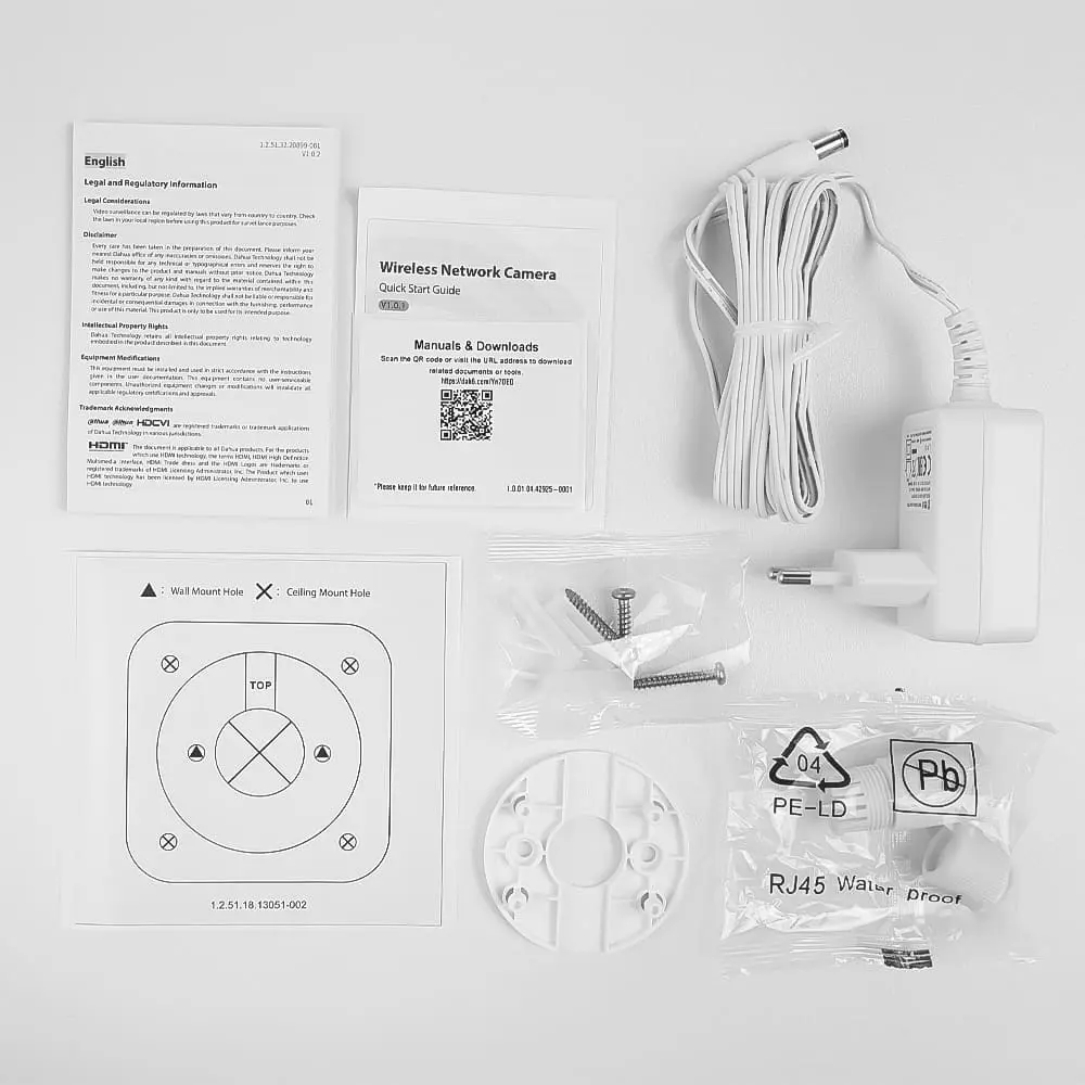 4MP Smart Dual Light Wi-Fi Bullet Dahua DH-F4C-PV (2.8мм)